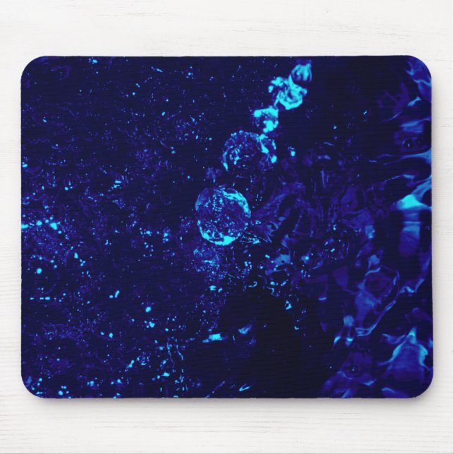 Tapis De Souris Boules de jacuzzi bleu Bureau Souris Pad (Devant)