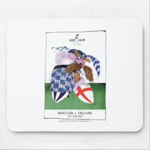 Tapis De Souris boules de l'Ecosse v Angleterre, fernandes