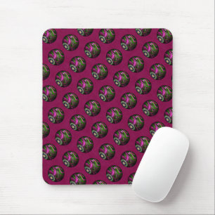 Tapis De Souris Boules de pelouse magenta, Mousepad