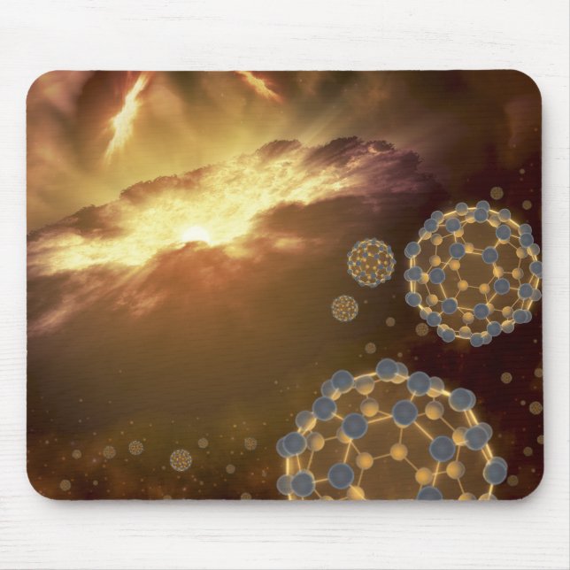 Tapis De Souris Boules flottantes dans l'espace interstellaire (Devant)