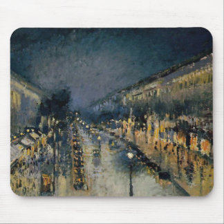 Tapis De Souris Boulevarde Montmartre au ~ Camille Pissarro de
