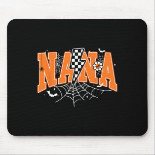 Tapis De Souris Boulon de foudre Retro Nana Halloween Spider Web F