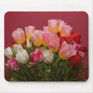 Tapis De Souris Bouquet coloré de tulipes