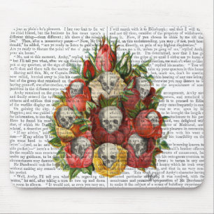 Tapis De Souris Bouquet de crânes