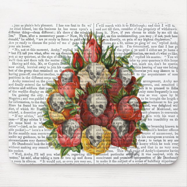 Tapis De Souris Bouquet de crânes (Devant)