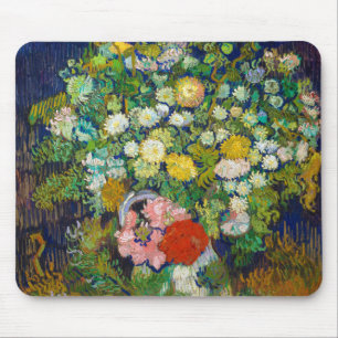 Tapis De Souris Bouquet de fleurs dans un Vase, Van Gogh