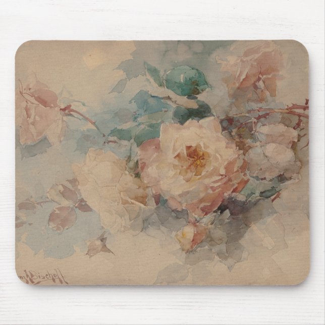 Tapis De Souris Bouquet de Rose - Franz Bischoff (Devant)