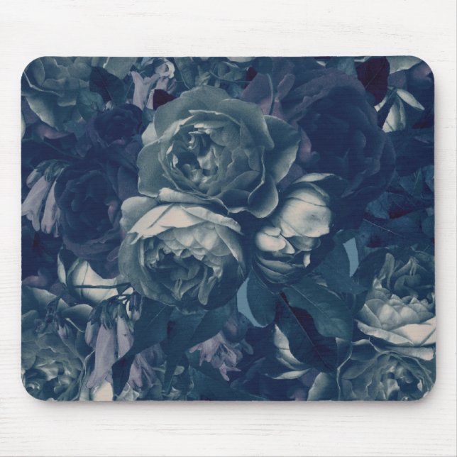 Tapis De Souris Bouquet de rose marine (Devant)