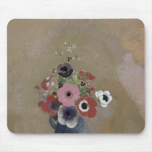Tapis De Souris Bouquet des anémones (Devant)