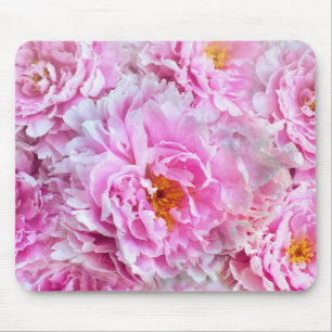 Tapis De Souris Bouquet floral d'été Pink Peony