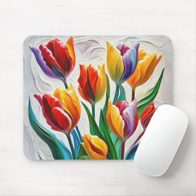 Tapis De Souris Bouquet Imaginaire Tulip (Avec souris)