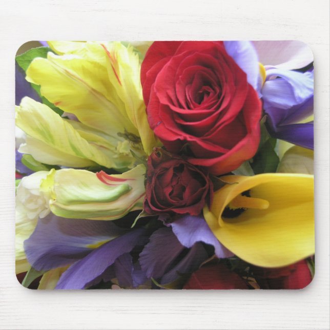 Tapis De Souris Bouquet Mousepad d'anniversaire (Devant)