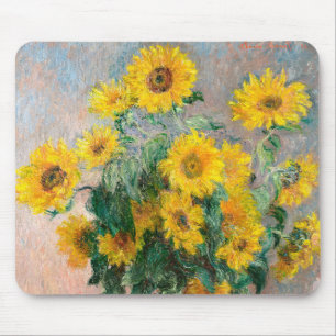 Tapis De Souris Bouquet of Sunflowers by Monet Impressionist