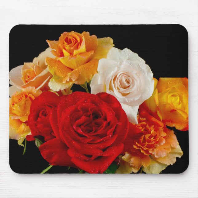 Tapis De Souris Bouquet rose (Devant)