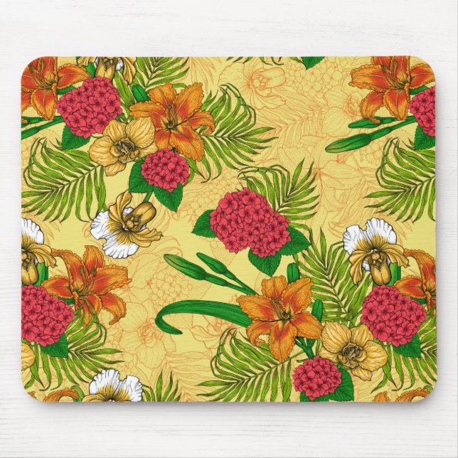 Tapis De Souris Bouquet tropical (Devant)