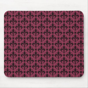 Tapis De Souris Bourgogne Fleur de lis Mousepad