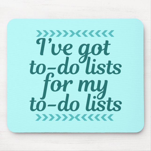 Tapis De Souris Bourreau de travail drôle (Devant)