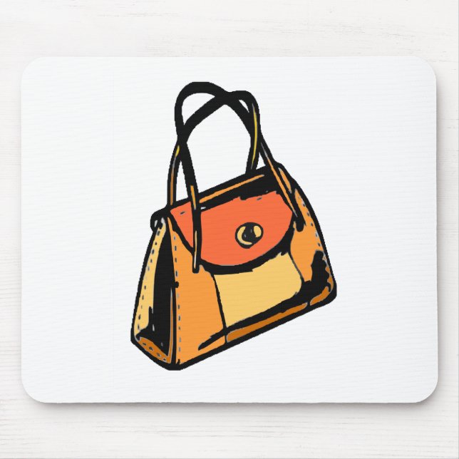 Tapis De Souris Bourse orange (Devant)