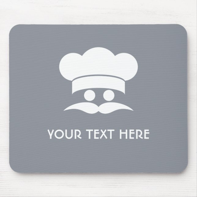 Tapis De Souris Bousepac personnalisé CHEF (Devant)