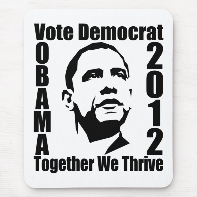 Tapis De Souris Bousepad OBAMA 2012 (Devant)