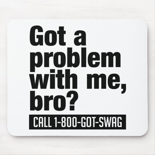 Tapis De Souris Bousepée SWAG personnalisée (Devant)