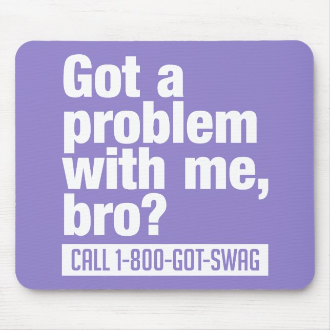 Tapis De Souris Bousepée SWAG personnalisée (Devant)