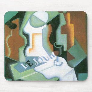 Tapis De Souris Bouteille et Compotier par Juan Gris, Cubisme Vint
