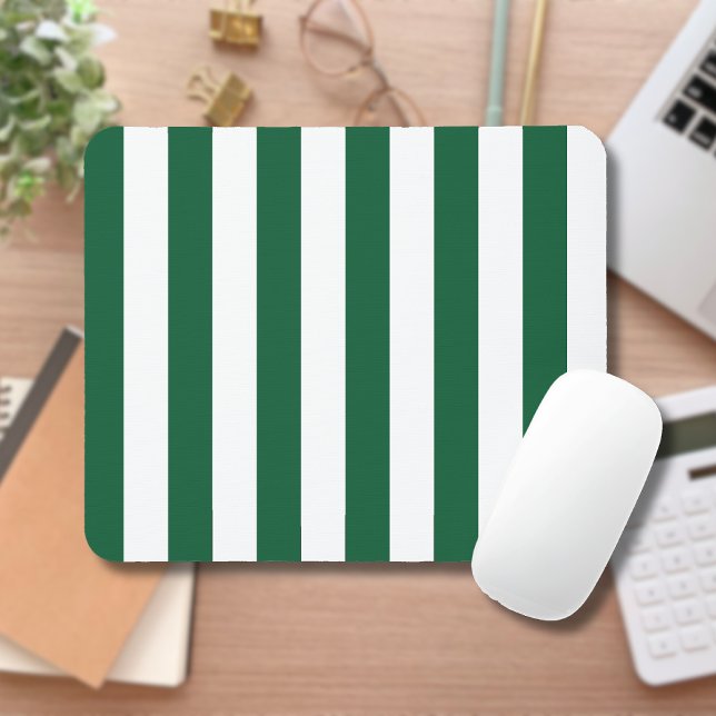 Tapis De Souris Bouteille vintage classique Vert & Blancs (Créateur téléchargé)