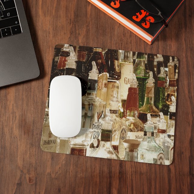Tapis De Souris Bouteilles de liqueur Mousepad (Créateur téléchargé)