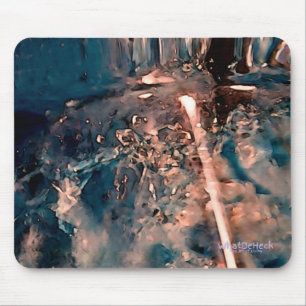 Tapis De Souris Bouton bleu