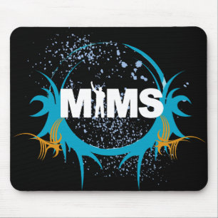 Tapis De Souris Bouton de MIMS - logo de MIMS encadré -