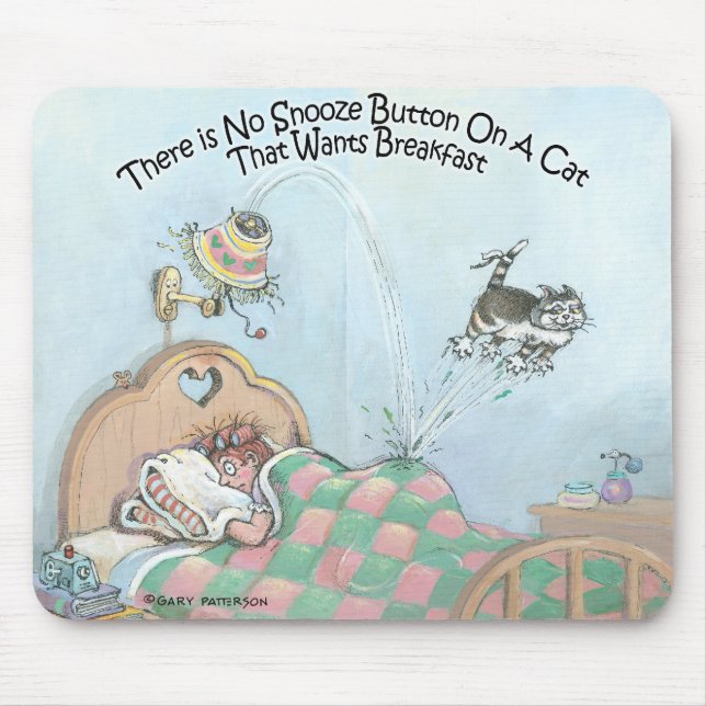 Tapis De Souris Bouton de petit somme (Devant)