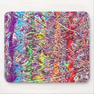 Tapis De Souris Bouton d'oeuvre d'art en marbre de la Fierté