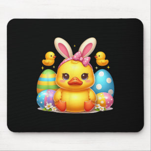 Tapis De Souris Bouton en caoutchouc mignon canard chaudière bande