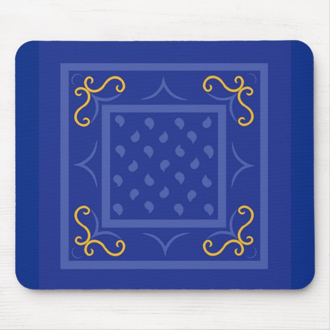 Tapis De Souris Boutons carré (Devant)
