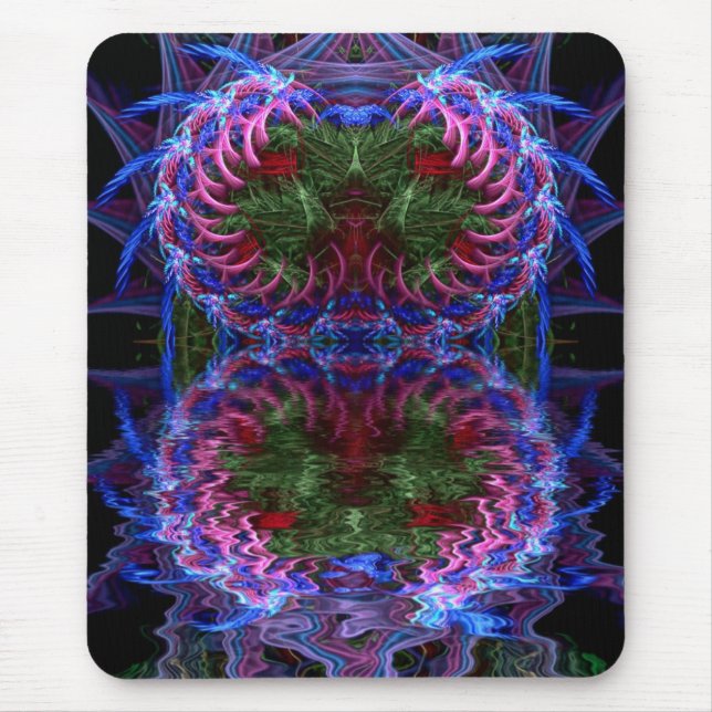 Tapis De Souris Bouts fractales Art Visionnaire Mousepad (Devant)
