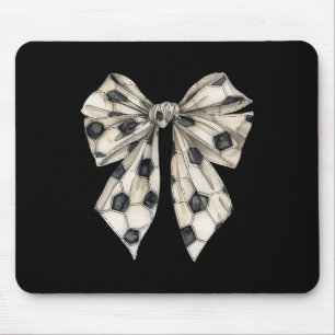 Tapis De Souris Bow de foot-ball vintage Simple jeu de foot-ball p