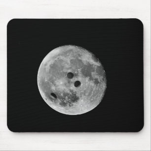 Tapis De Souris Bowler Bowling Ball Funny Moon