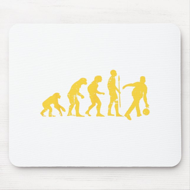 Tapis De Souris Bowler Funny Bowler Hommes Femmes Enfant (Devant)