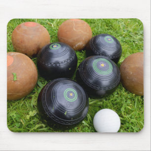 Tapis De Souris Bowles de pelouse vintages,