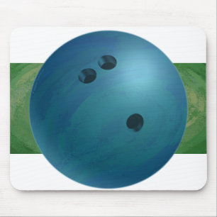 Tapis De Souris Bowling Ball Blue