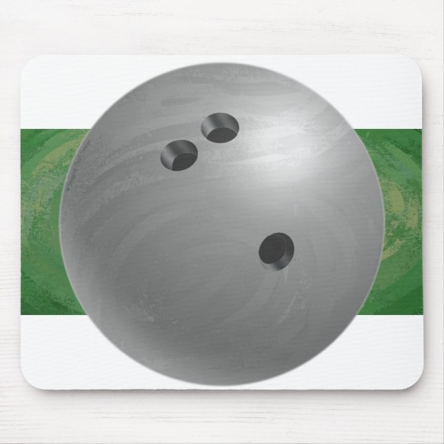 Tapis De Souris Bowling Ball Grey (Devant)