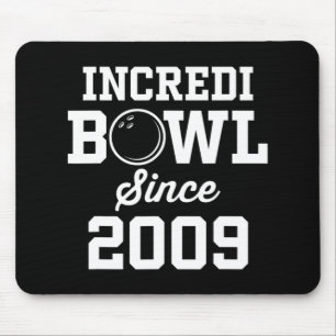 Tapis De Souris Bowling cadeau pour 13 ans Old Bowler 2009 13e Bir
