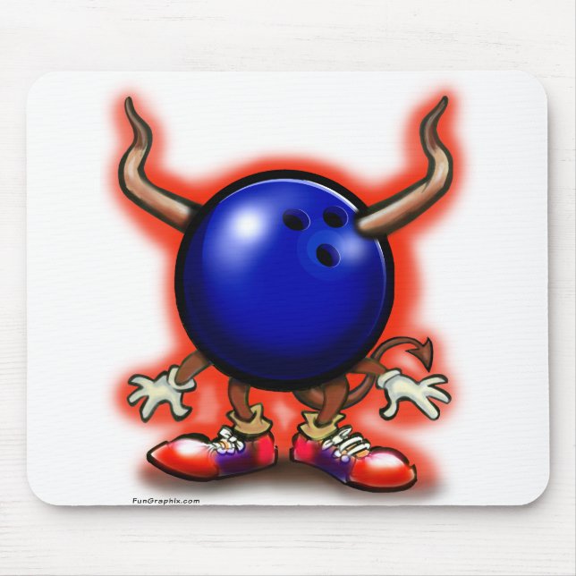 Tapis De Souris Bowling Demon (Devant)