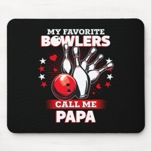Tapis De Souris Bowling Funny Mon Bowler Favori M'Appelle P
