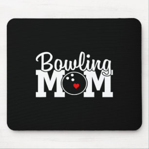 Tapis De Souris Bowling Maman Fête des mères fête d'anniversaire p