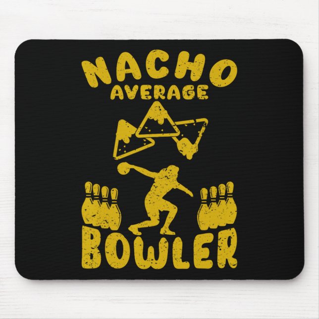 Tapis De Souris Bowling Nacho Moyenne Bowler Cinco De Mayo M (Devant)