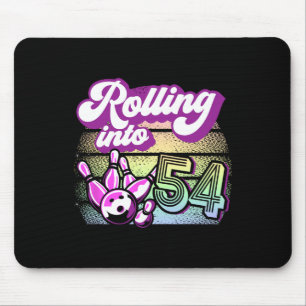 Tapis De Souris Bowling Party Rolling Dans 54 Bowling Anniversaire