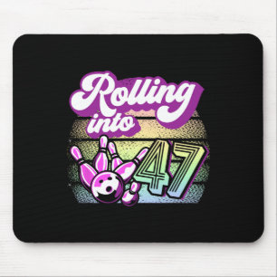 Tapis De Souris Bowling Party Rolling En 47 Bowling Anniversaire