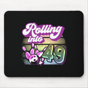 Tapis De Souris Bowling Party Rolling En 49 Bowling Anniversaire